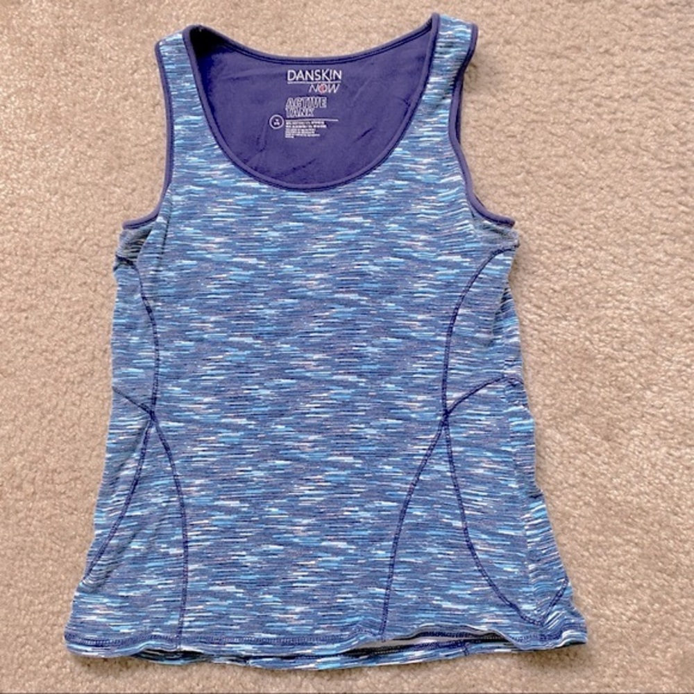 Sz M vintage Danskin Active Womens Workout Tank Top
